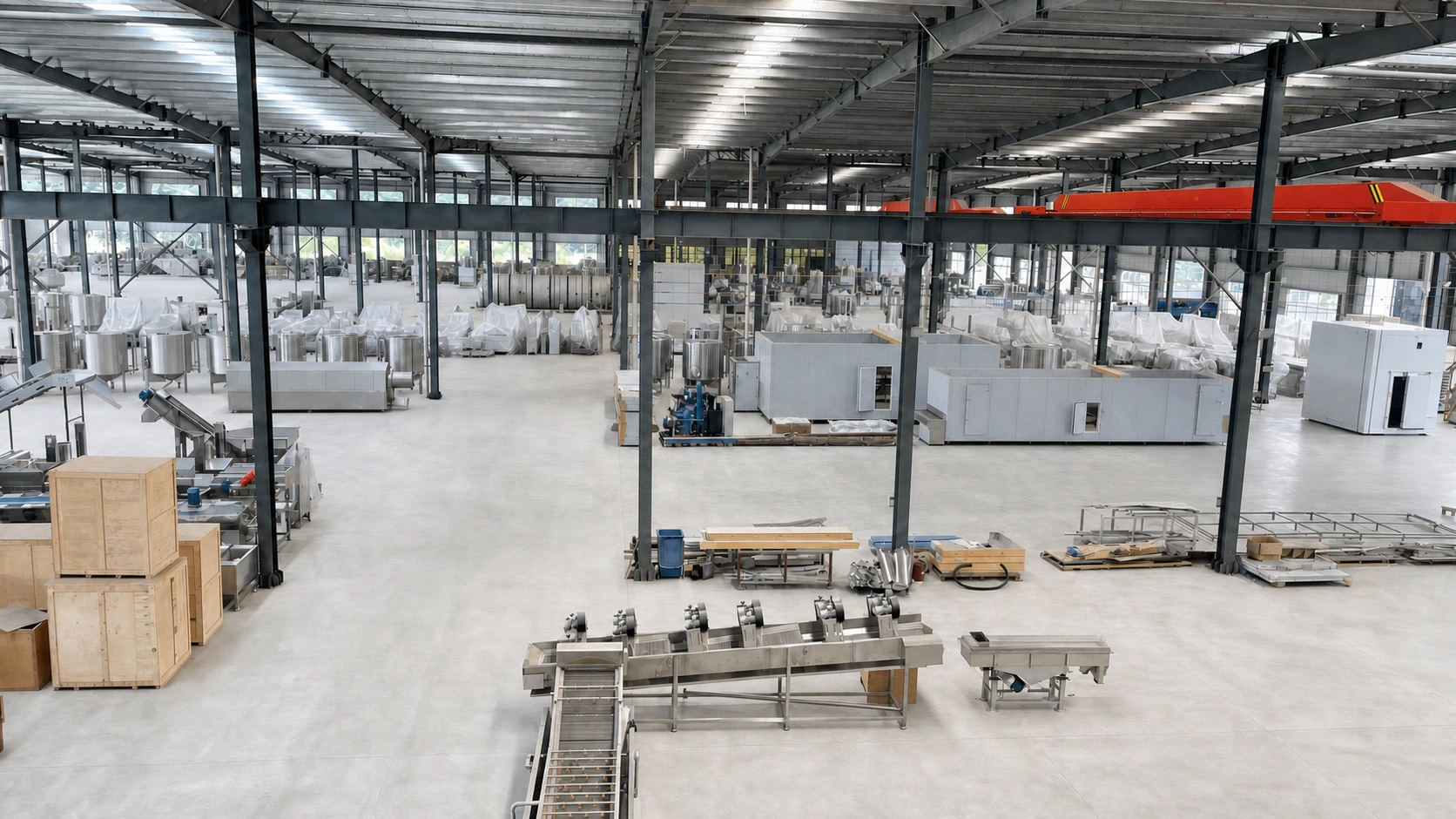 Food processing equipment assembly